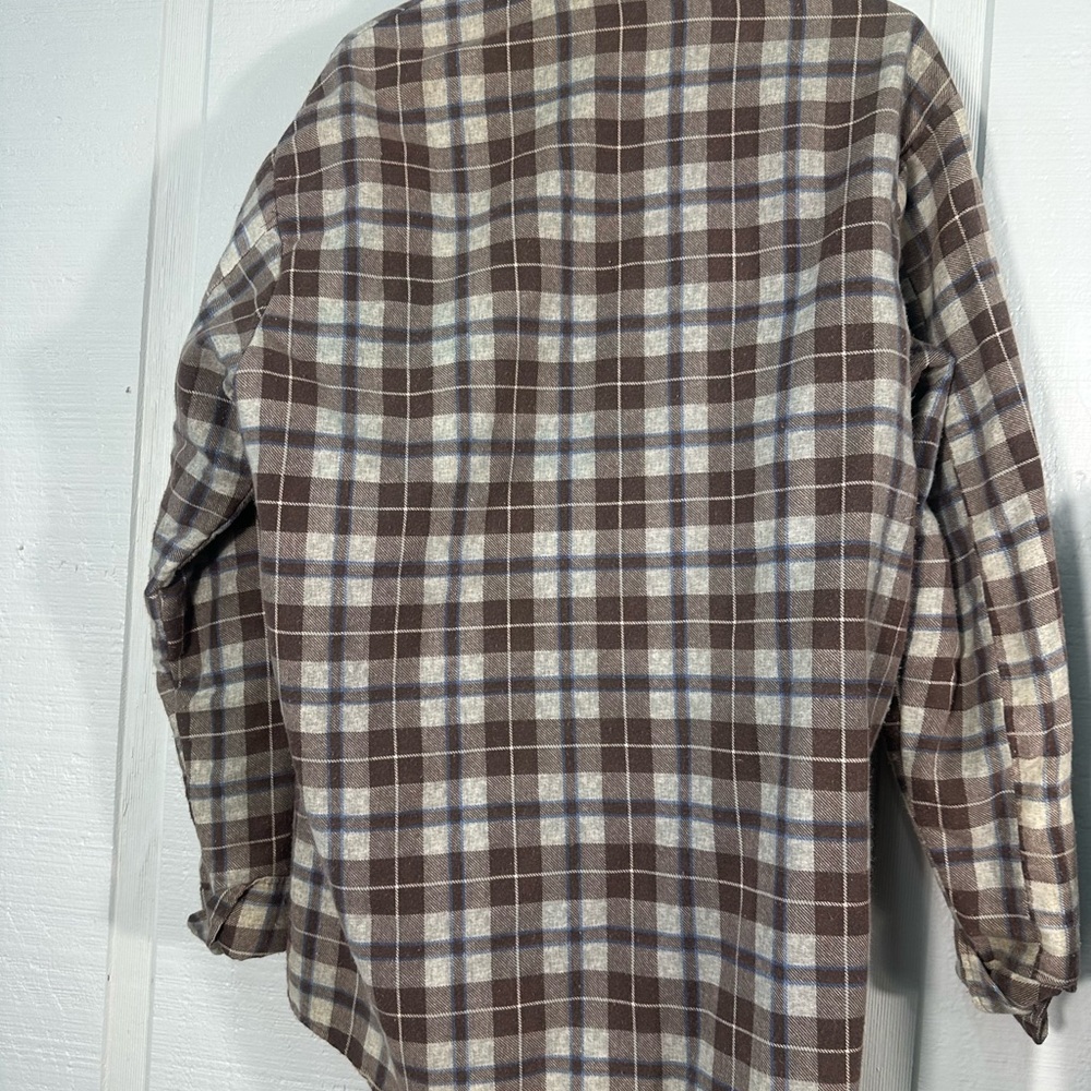 Sears Men’s Vintage Plaid Flannel Barn Jacket Size Large EUC - Picture 5 of 6